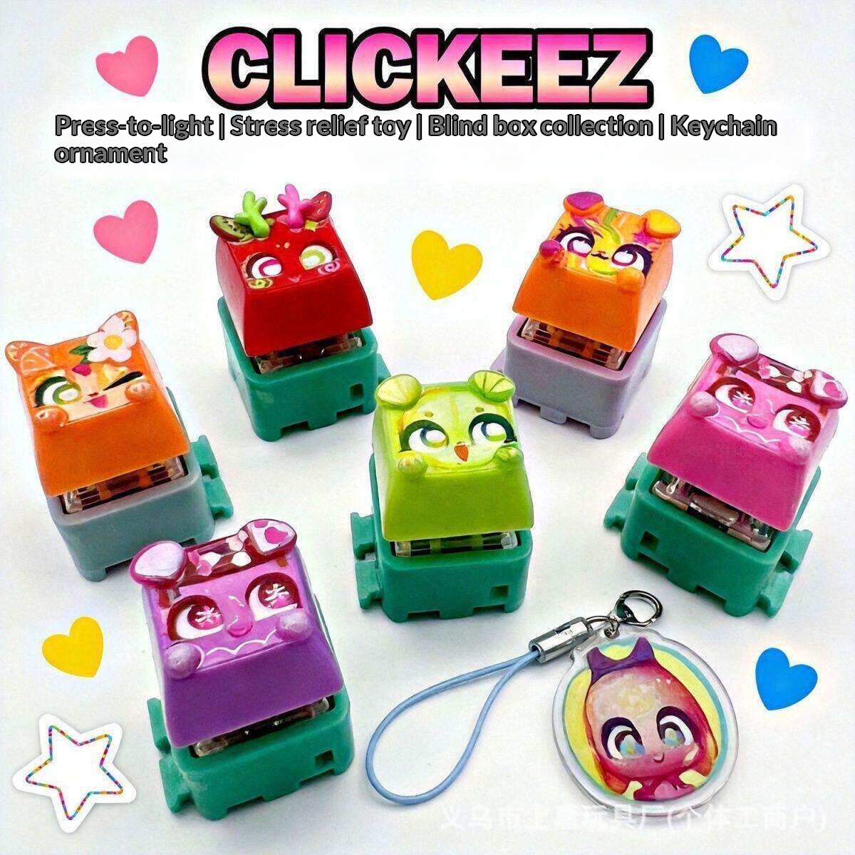 Clickeez Fidget Keycap Keychai - مراجعة Gaming Keyboard Mechanical وسعره
