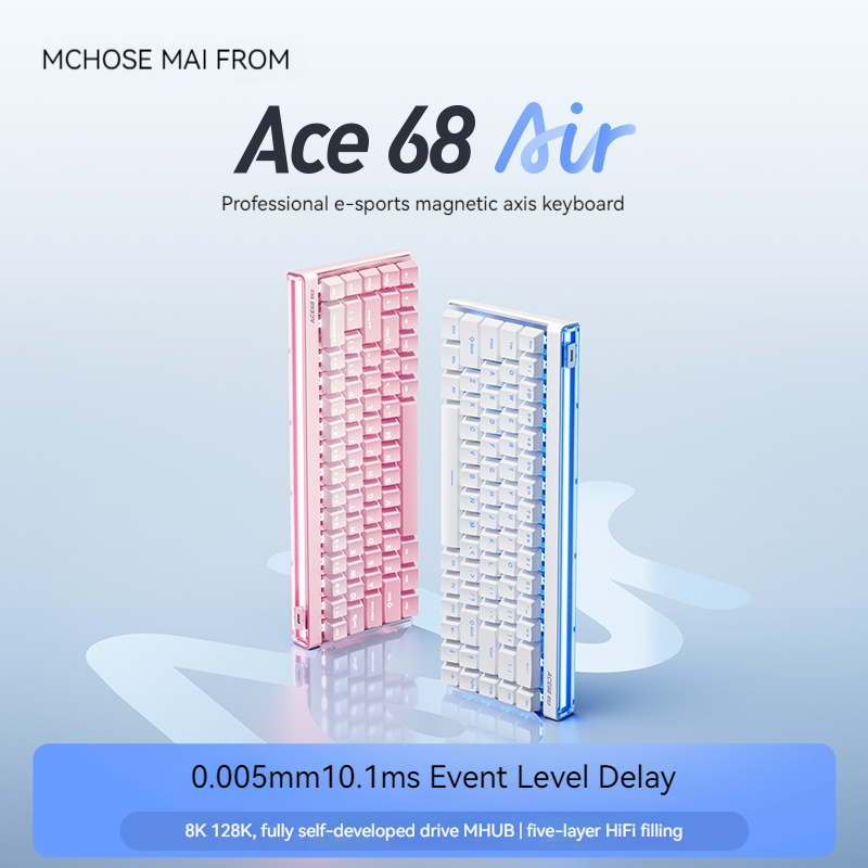 Mchose Ace68 Air Magnetic Axis - مراجعة Gaming Keyboard Mechanical وسعره