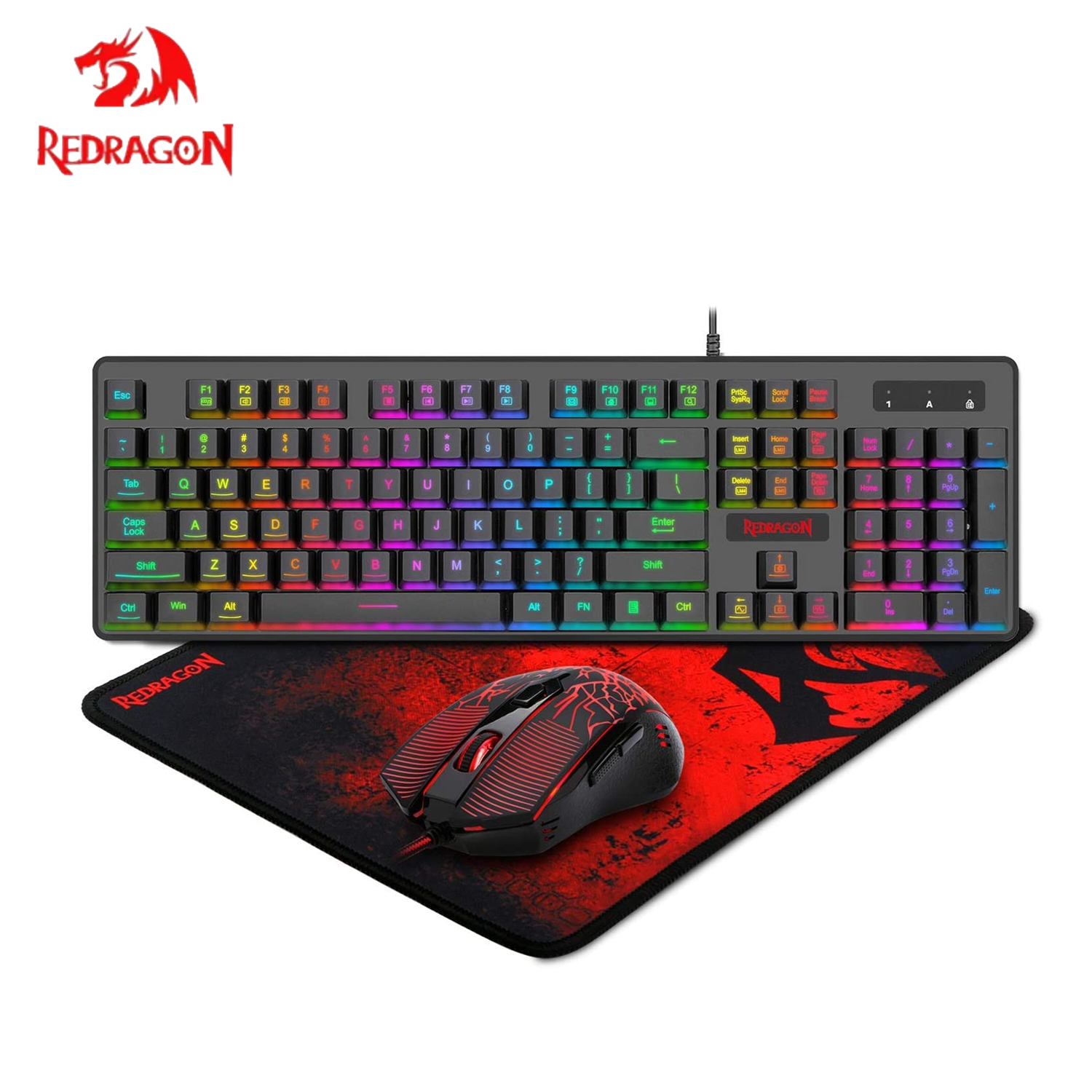 Redragon S107 Gaming Keyboard  - مراجعة Gaming Keyboard Mouse Combo وسعره