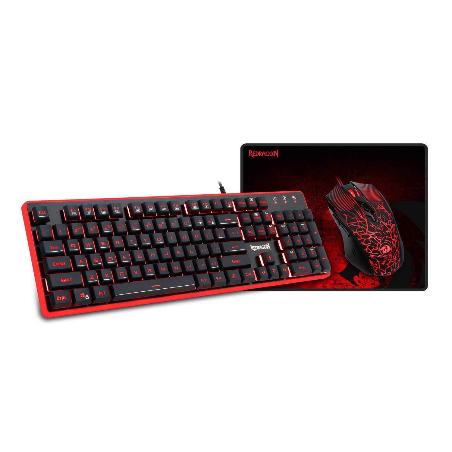 Redragon S107 Gaming Keyboard  - مراجعة Gaming Keyboard Mouse Combo وسعره