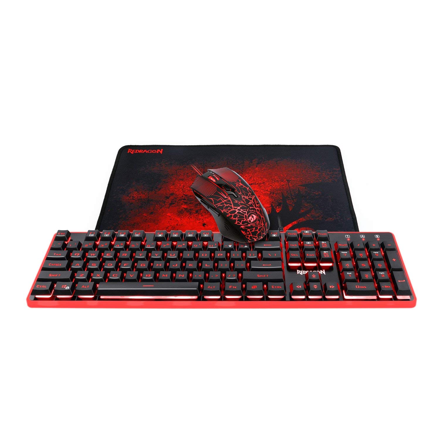 Redragon S107 Gaming Keyboard  - مراجعة Gaming Keyboard Mouse Combo وسعره