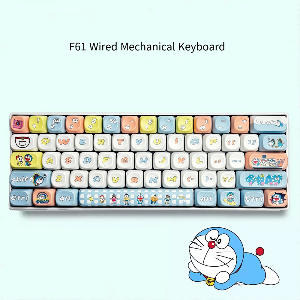 Cardcaptor Sakura 61 Keys Mech - مراجعة Gaming Keyboard Blue وسعره